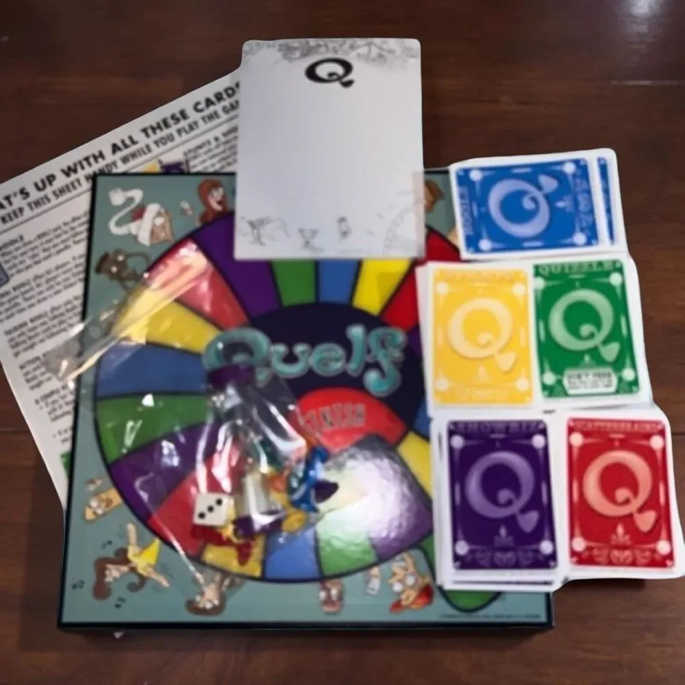 Spin Masters Quelf Board Game COMPLETE